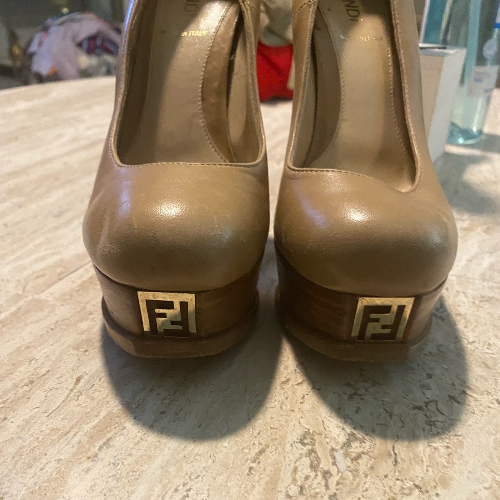 Fendi platform heels